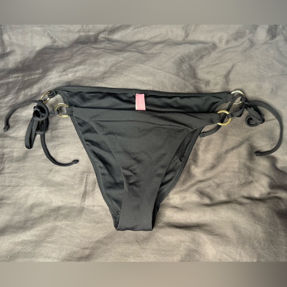 Victoria’s Secret Black Bikini Bottoms in Size Small - Picture 1 of 3